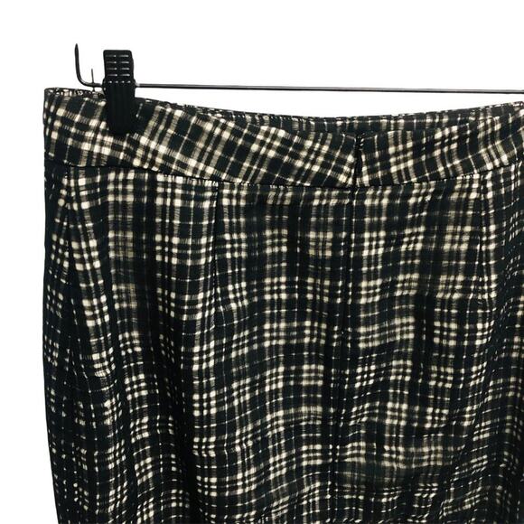 Anna Molinari silk blend hatch print career business pencil skirt Italian SIZE 4 - Picture 5 of 11